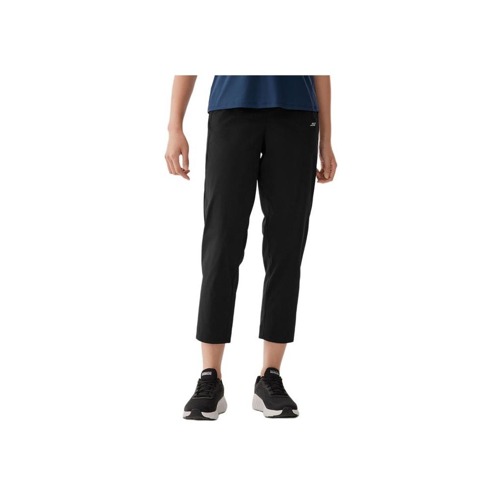 Skechers Sport Lifestyle SS25 Fashion Comfortable Versatile Quick-Dry Mid-Rise Casual Pants Women Bottoms Carbon-Black P225W199-0018