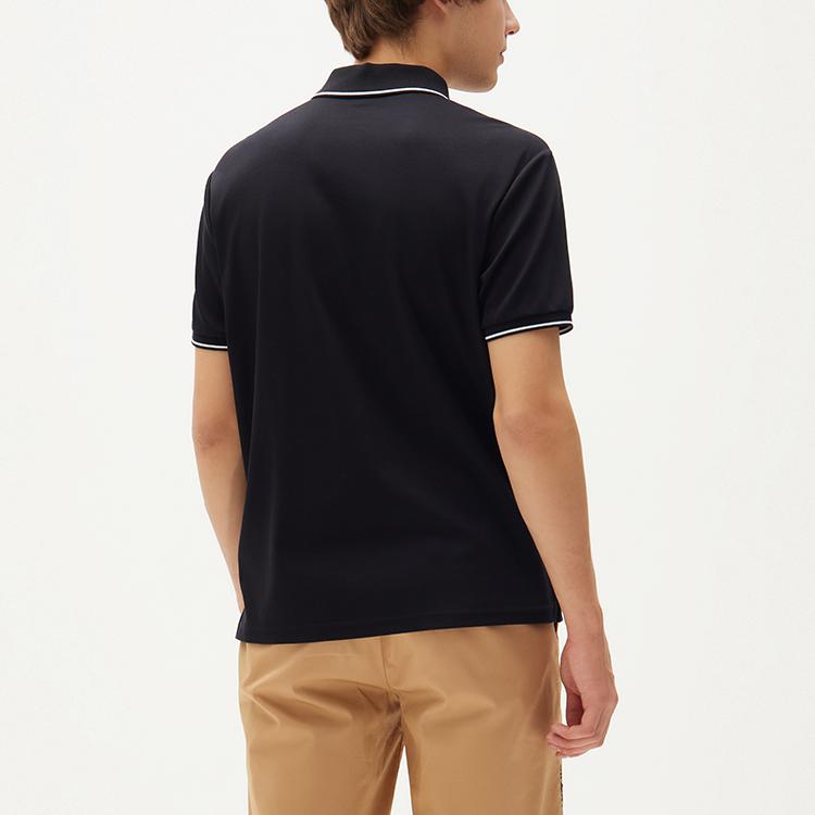 New FILA Polo Shirts Men's Jet Black F11M138157FBK