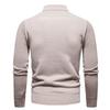 Men's 1/4 Zip Knit Pullover Casual Loose Fit Long Sleeve for Business Casual Wear