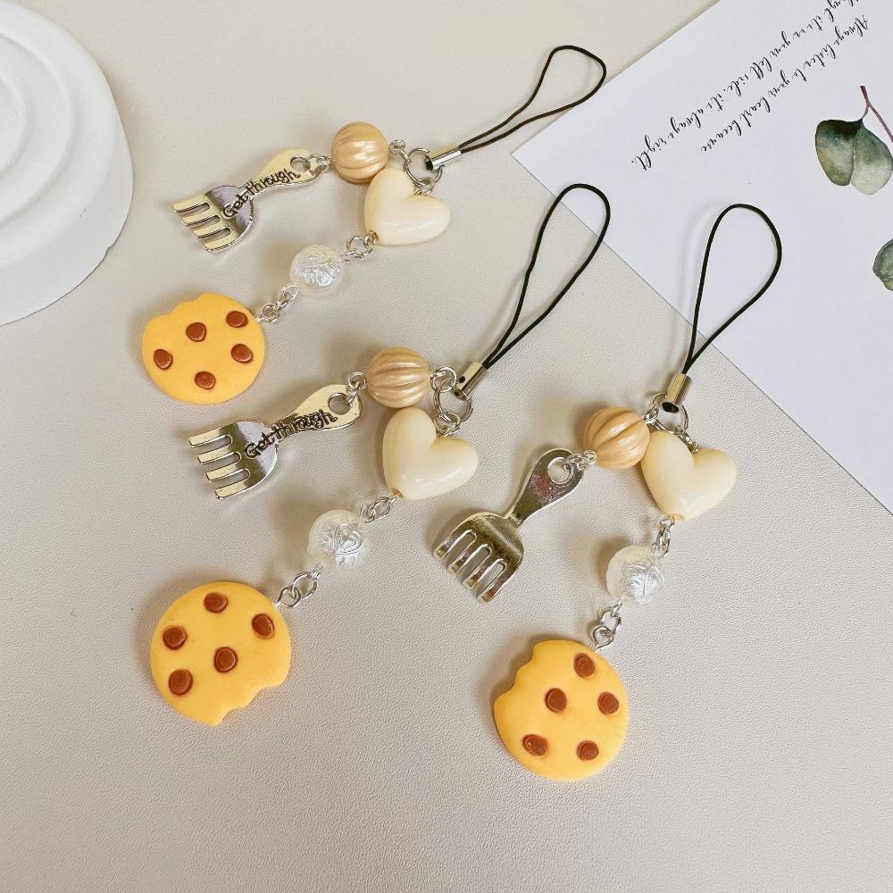 

3D торт сладкое печенье брелок печенье кулон девушка телефон подвески ремешок рюкзак украшение