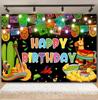 May 5th Mexico Carnival themed birthday party background Mexico Festival party decoration banner photography studio background