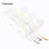 1.2mm 18K Gold Plated Brass O Shape Cable Chain Necklace,45cm Choker Chains For DIY Necklace Making Accessories Wholesale