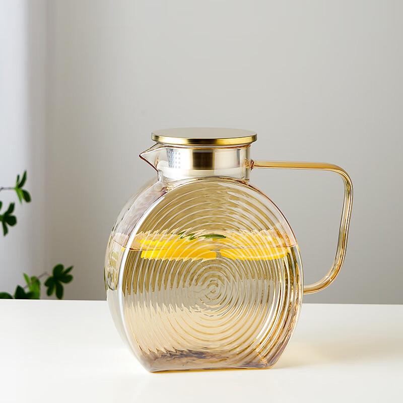 Glass Water Pitcher & Cup Set
