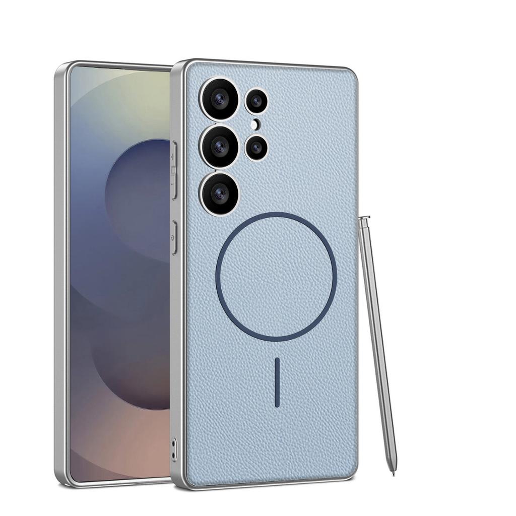 Samsung S25Ultr Premium Mobile Phone Case Thin Circle Magnetic Magsafes25Ultra Wireless Charging Japan and South Korea