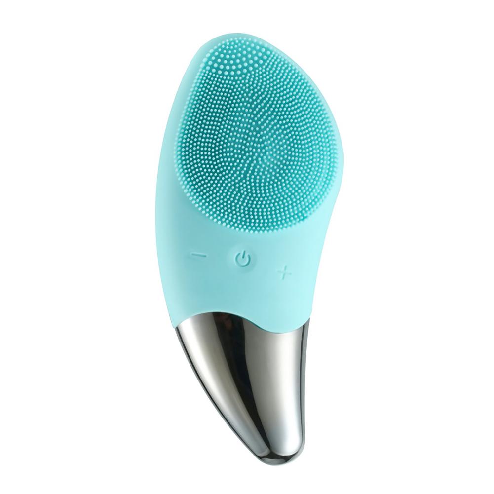 Buy Electric Silicone Facial Cleansing Instrument Sonic Vibration Face