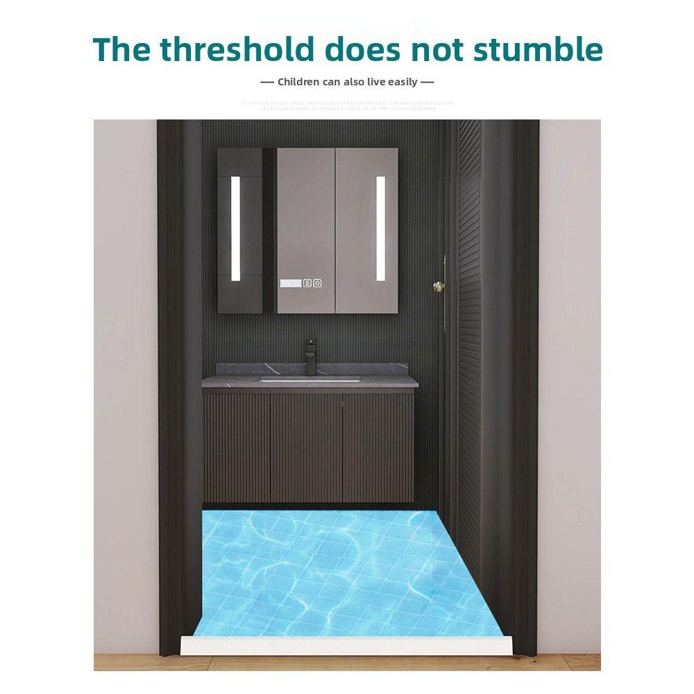 Selbstklebende Rückseite Selbstklebender Wasserstopper Duschschwellenbarriere Heimgebrauch