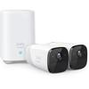 EUFY 2 overvåkningskameraer + 1 base - EufyCam2 Pro 2
