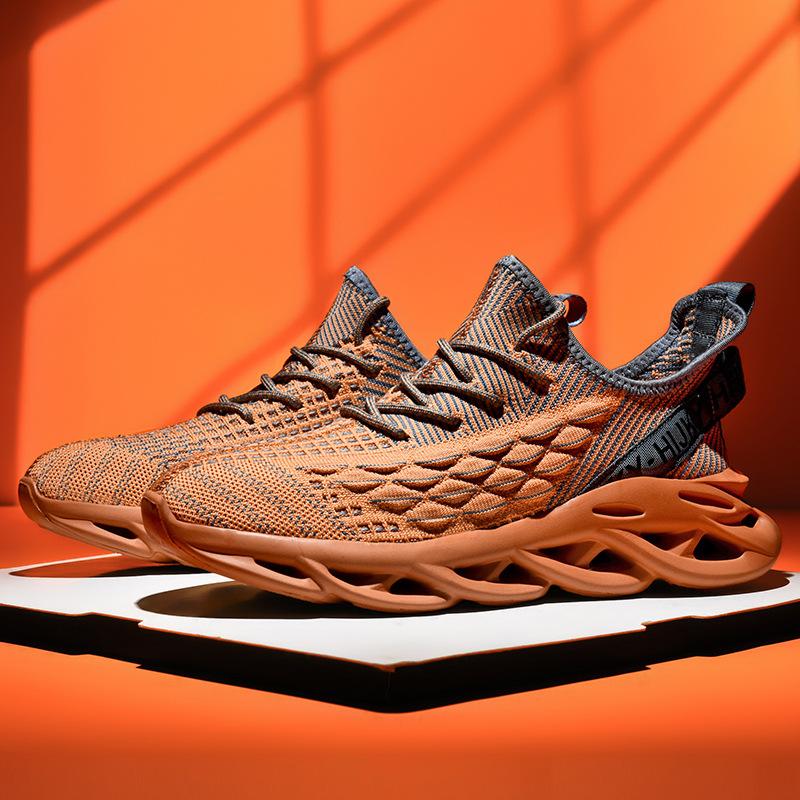 Blade Sneakers Men's Summer Mesh Shoes, Men's Casual Versatile Board Shoes Breathable Running Shoes