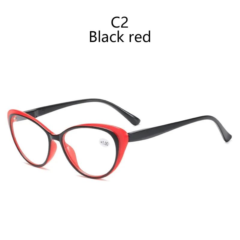 Cat Eye Reading Glasses Women Fashion Hyperopia Eyeglasses Optical Computer Presbyopia Eyewear Diopter +1.0 +1.5 +2.0 +2.5 +4.0