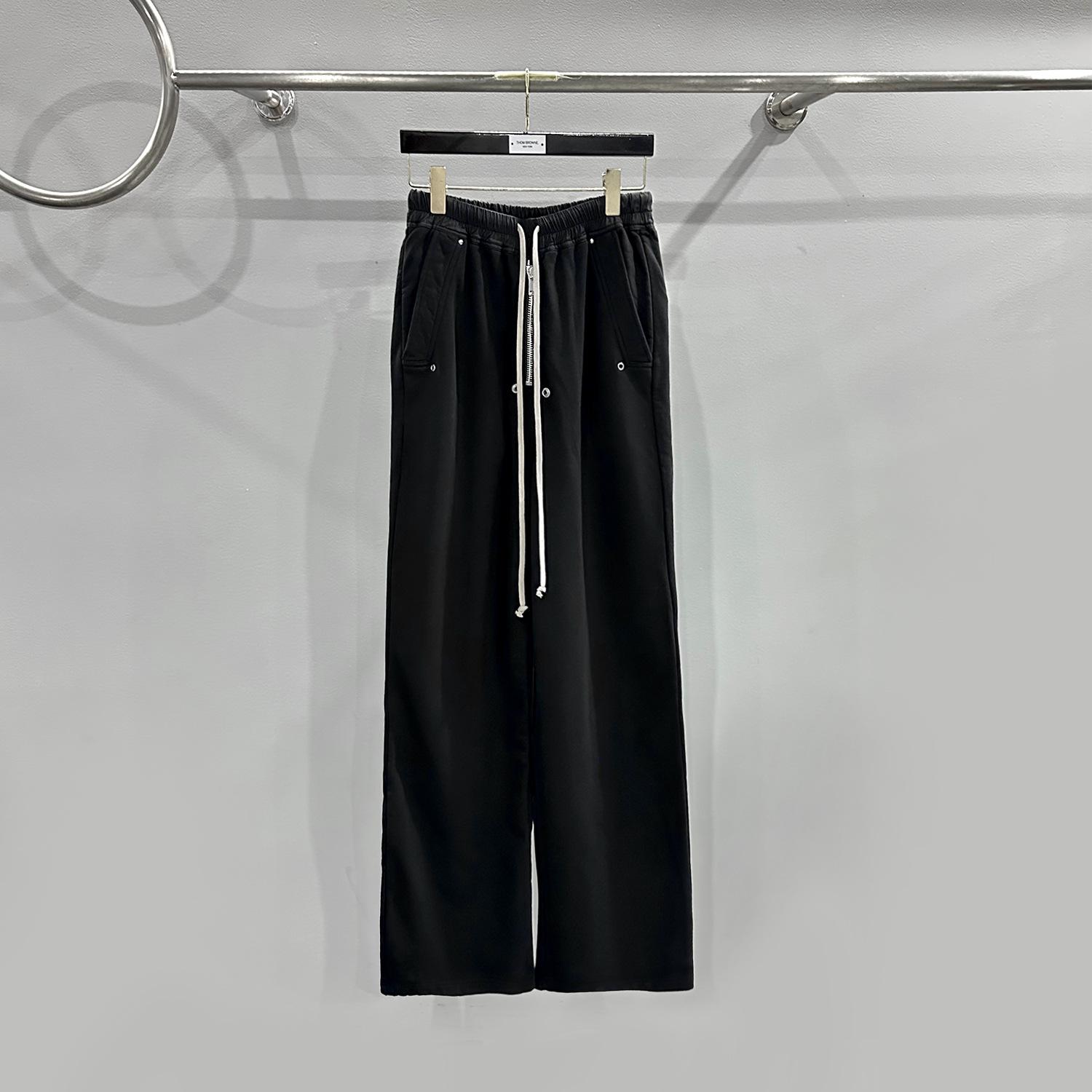 

SUBHUMAN Мужские спортивные брюки с высокой талией, широкими штанинами, застежкой-молнией и шнурком