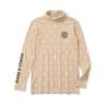 Makeuaenlona M Gn Dot Pattern Mock-Neck Ls T-Shirts Lr3Iu04M
