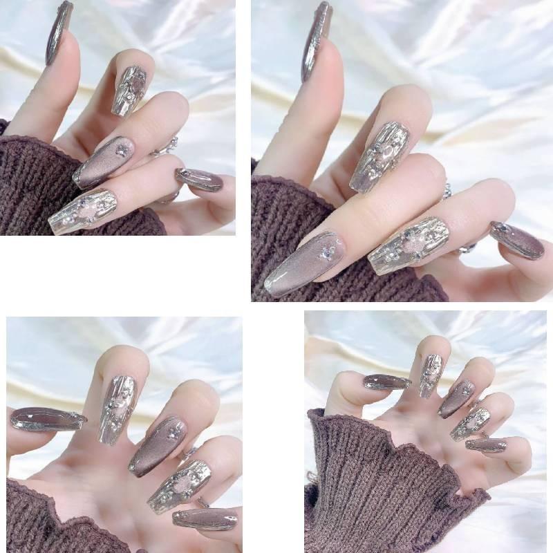 Wear Handmade Nail Fashion Casual Simple Exquisite Classic Nail Style Patch
