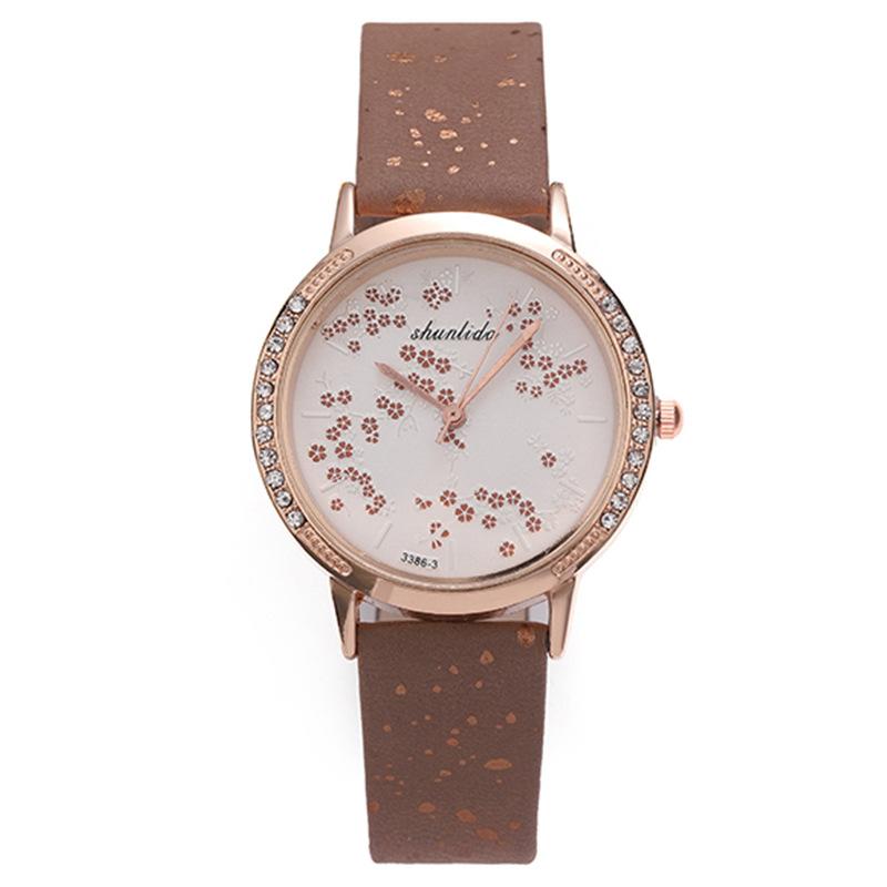 College Style Women'S Watch Fashion Niche Light Luxury Quartz Watch Women'S Belt Student Watch
