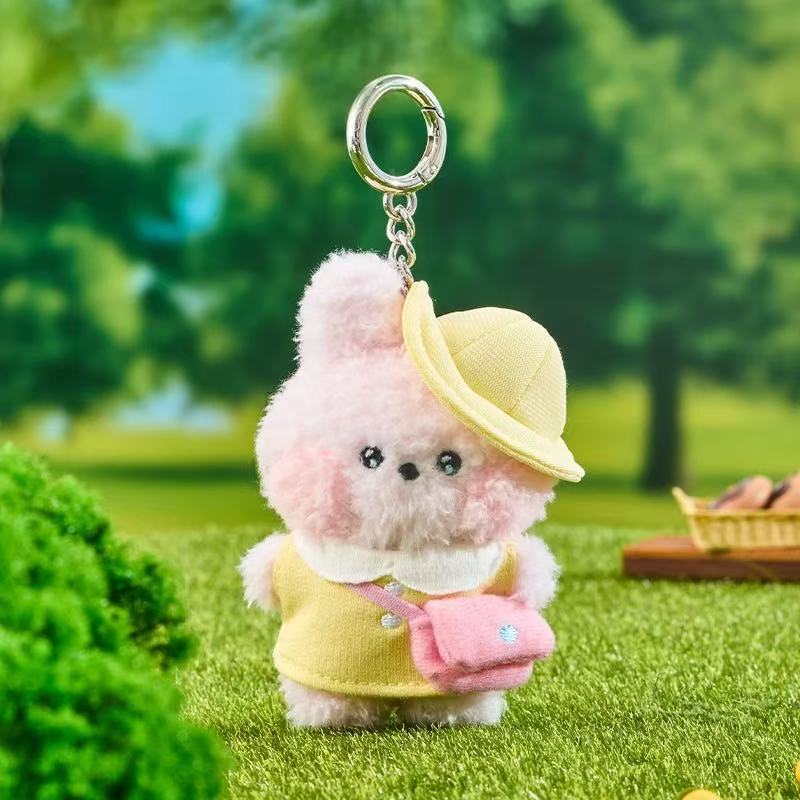 Anime Cartoon Chimmy Cooky Spring Tour Series Plush Toys Fashion New Plush Doll Backpack Keychain Accessories Girl Gifts