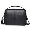 WEIXIER Men's Leather Crossbody Shoulder Bag Waterproof Messenger Sling Satchel Bag Briefcase for Work Business Travel