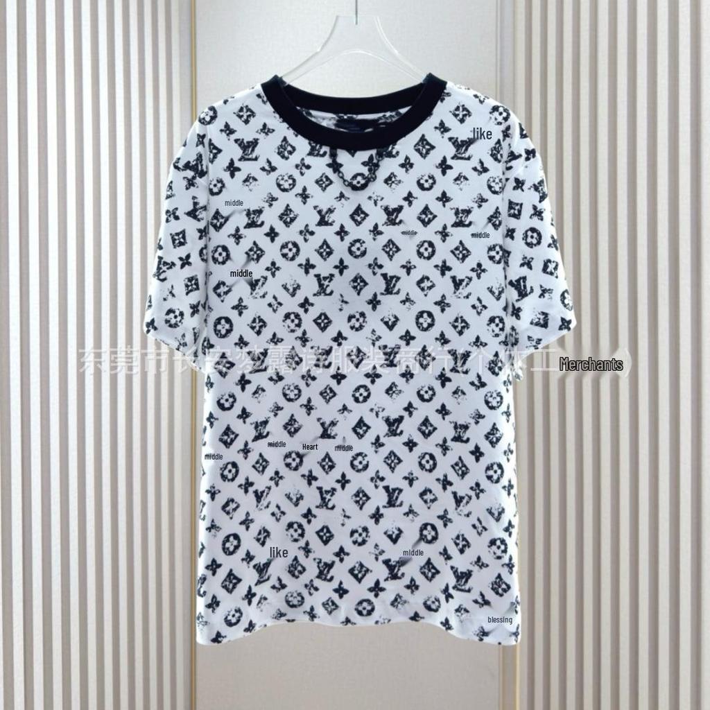Early Autumn Color Block Round Neck T-shirt - Soft, Comfortable, Skin-Friendly, Slim Fit