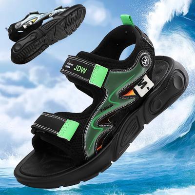 28-40 Ragazzi Scarpe Estate Doppio Adesivo Magico Sandali Traspiranti Moda Casual Ragazzi Scarpe da Spiaggia
