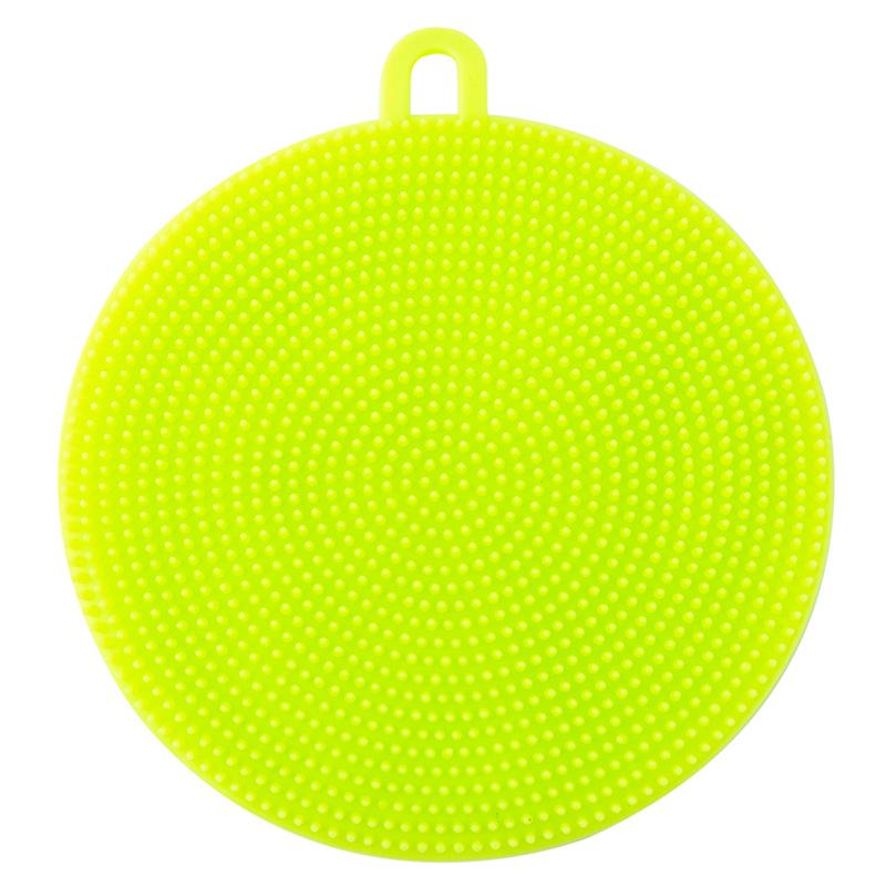 Silicone Non-Stick Dishwashing & Vegetable Cleaning Brush