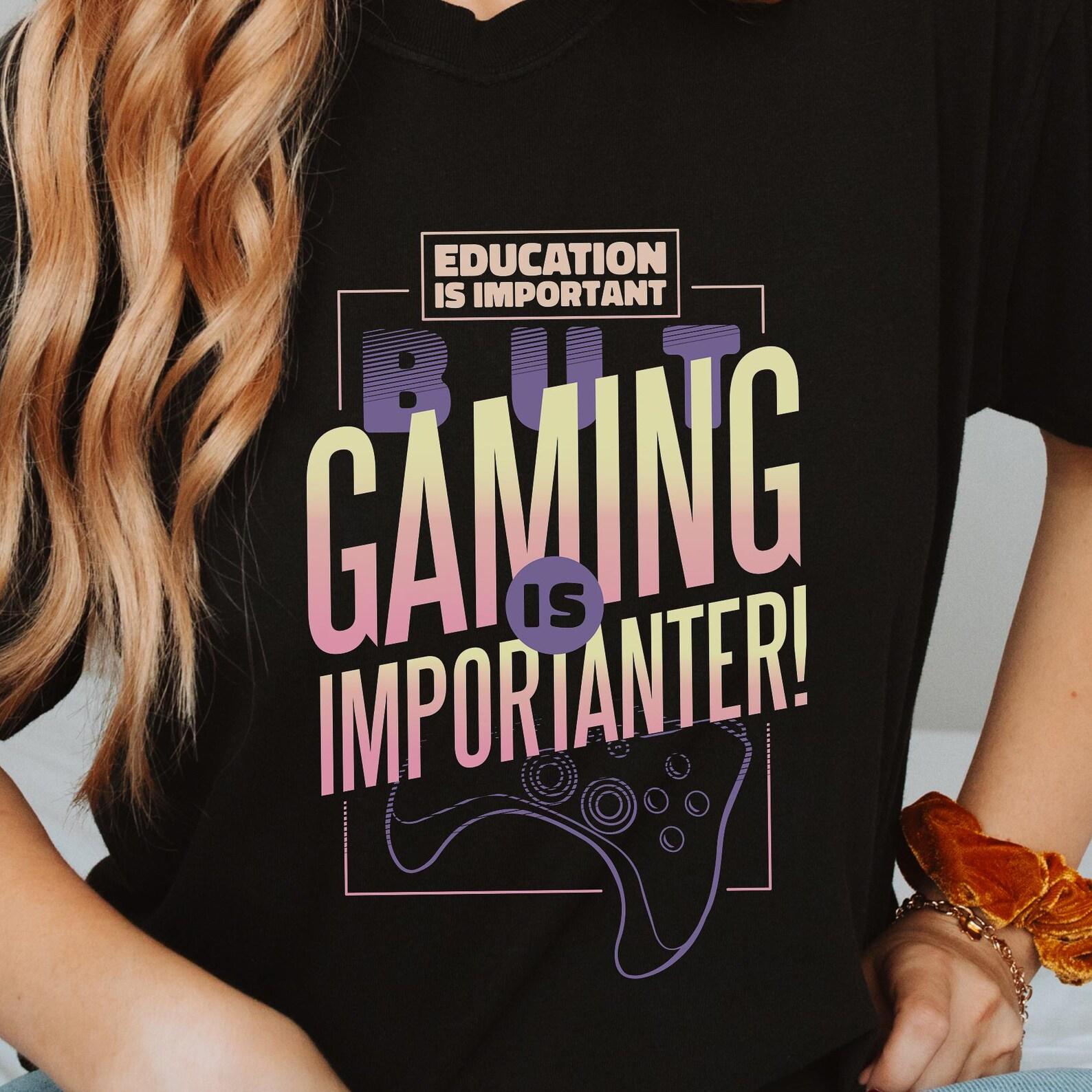 Comfort Colors Gamer Tee Retro Gaming T-Shirt Gift for Gamer Girl Gamer Boyfriend Retro Gamer Apparel Video Games Gaming Accessories L