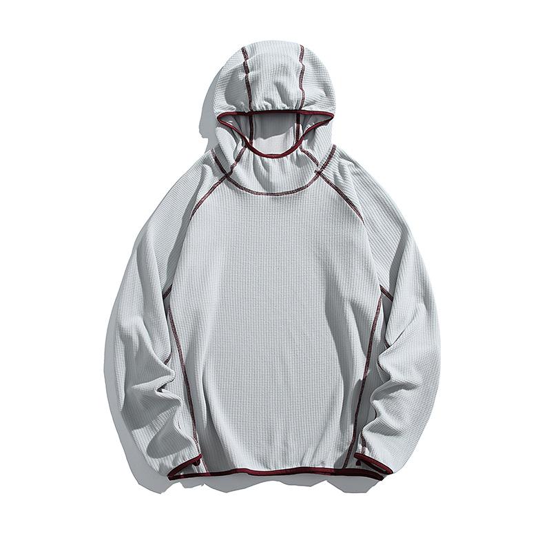 Unisex Winter Trendy Outdoor Hooded Long-Sleeve T-Shirt S