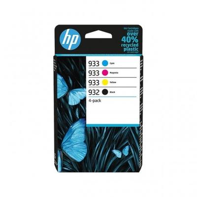 Hp 932/933 4-Pack (6Zc71Ae) Ink Cartridge Multipack, Bk/C/M/Y
