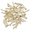 Grooblue Golf Tees, Bamboo Tees, 42mm, Approx. 100 Pieces, Short