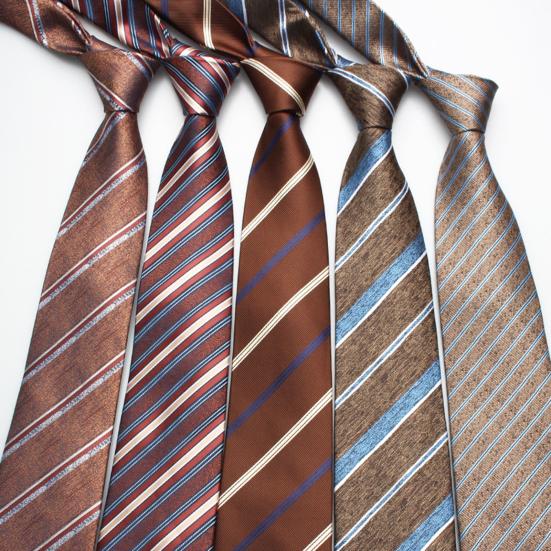 Men Tie Bright Color Multiple Pattern Design Dress Suit Tie Versatile Business Trip Neckwear Outfit Accessory