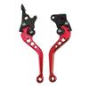 2 Pcs Universal CNC Alloy Motorcycle Brake Handle Adjustable Size Moto Motorbike Modification Clutch Drum Brake Lever Handle