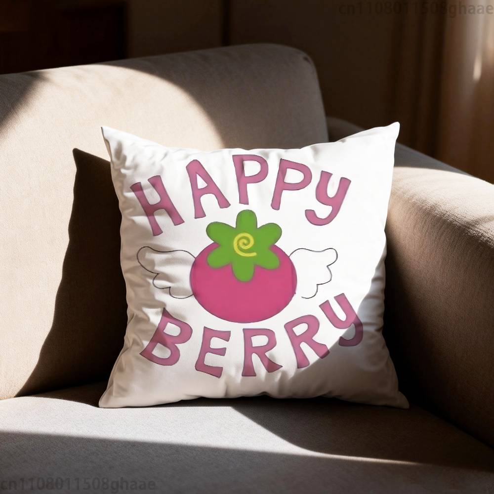 HHappy Berry Cartoon pillow cover living room sofa cushion cover bedroom room bed pillow cover home decoration