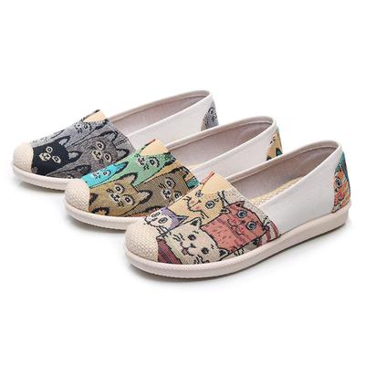 Cloth Shoes Spring New Women's Canvas Shoes Non-slip Soft Sole Single Shoes Fashion Versatile Women's Shoes Fisherman Shoes
