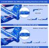 Pack Aeroplane Launcher Toy Aeroplane Construction Kits,LED Foam Glider Catapult, Flight Modes,3-12 Years Old Boys Girls Birthday Gifts