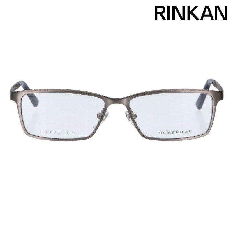 Used Burberry 1292TD Square Metallic Frame Glasses Men s 5615-145