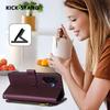 For Samsung Galaxy A57 5G Leather Case Butterfly Floral Imprint Zipper Wallet Stand Cover with Wrist Strap