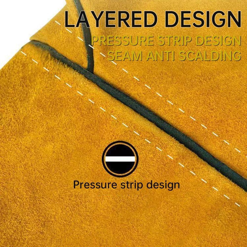 Soft Welding Gloves Heat Resistant Leather Working Gloves Gardening Safety Gloves Driving