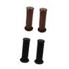 2 Pair Motorcycle Retro Handle Bar Handlebar Grips Dark