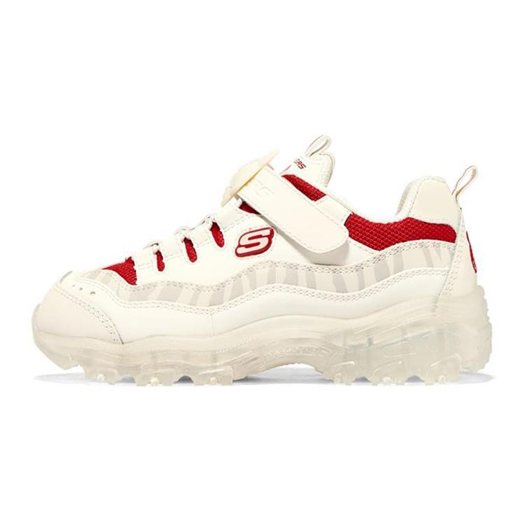 (GS) Skechers Ice D lites  Cream White Red  Kids  317006L-NTRD EU 28.5