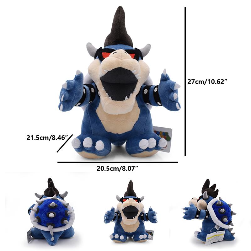 Super Mario Bros Plyšové Hračky Wonder Bowser Jr Meowser Lemmy Iggy Bowser Anime Vypchaté Kreslené Peluche Bábiky Detské Darčeky