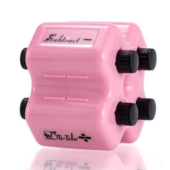 Matematisk Rullestempel Sett 4 i 1 Matematisk Øvelsesstempel Addisjon Subtraksjon Multiplikasjon Divisjon Tilfeldig Stempel for Førskole Grunnskole Læring