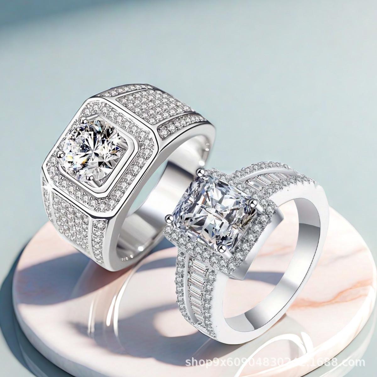 

Korean-Style Trendy Zircon Knuckle Ring Set Size 8