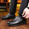 Fashion Men's Soft Soled Shoes Luxury Formal Leather Shoes Men Breathable Loafers Slip On Black Driving Male Shoes Zapatos Para Hombre