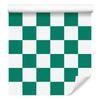 Checkerboard Wallpaper In Navy Blue, White and Mint for Living Room and Bedroom 50x1000