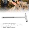 Soil Sampler with 2 Sampling Bags Reusable Stainless Steel T Handle Soil Probe for Plant Care Garden Lawn Farm