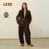 LESS 2026 Spring Casual Tapered Trousers