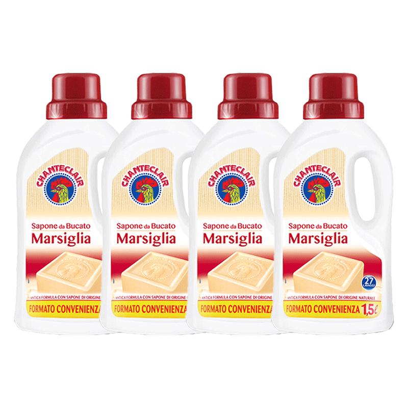 CHANTE CLAIR Marseille Liquid Laundry Soap, 4x1500mL