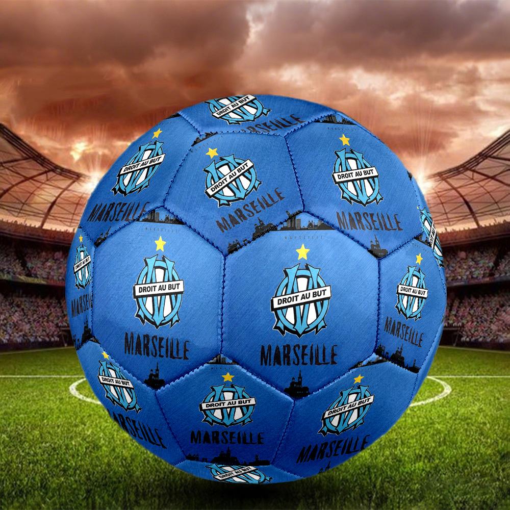 OMSoccer Ball Colorful All Ages Machine Stitched PVC Competition Ready Durable High-Bounce