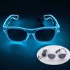 LED Sunglasses Masquerade Concert Club Rave Accessories Glowing Cyberpunk Men Women LED Pink Glasses Party Eyewear