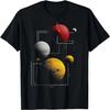 Planet Drawing Art Geometric Graphic Motif Planet T-Shirt