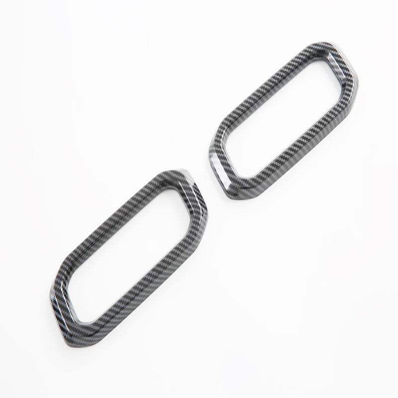 For Jetour Shanhai L7 X70 PLUS 2024 2025 2026 ABS CarbonFiber Car Center Air Condition Vent Cover Trim Interior Accessories