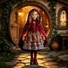 Kinder Rotkäppchen Umhang Kleid Kostüm für Halloween
