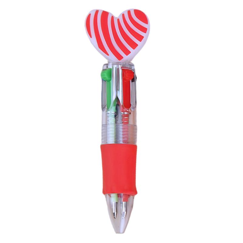 5/10/15Pcs Offices/Campuses/Birthdays/Valentine'S Day Gifts Casual Style Novel Heart-Shaped Retractable Ballpoint Pen Set
